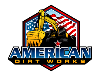 American Dirt Works  logo design by scriotx