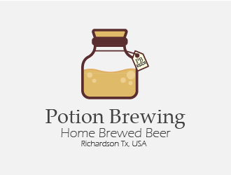 Potion Brewing logo design by j_martin