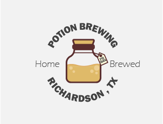 Potion Brewing logo design by j_martin