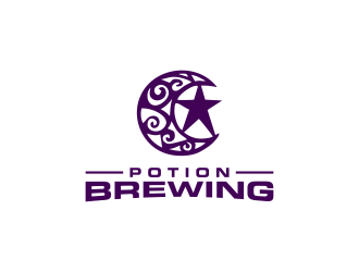 Potion Brewing logo design by ubai popi