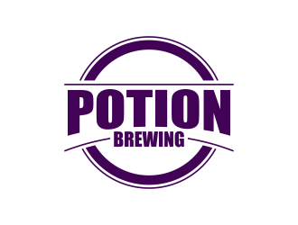 Potion Brewing logo design by ubai popi