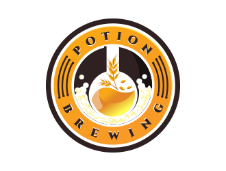Potion Brewing logo design by schiena