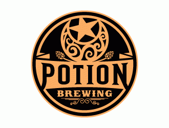 Potion Brewing logo design by lestatic22