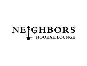 Neighbors Hookah Lounge logo design by dibyo