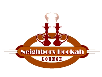 Neighbors Hookah Lounge logo design by tec343