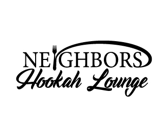 Neighbors Hookah Lounge logo design by samuraiXcreations