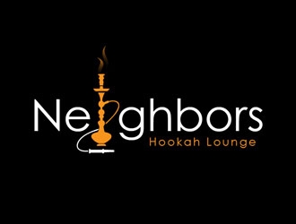Neighbors Hookah Lounge logo design by LogoInvent
