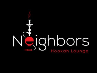 Neighbors Hookah Lounge logo design by LogoInvent
