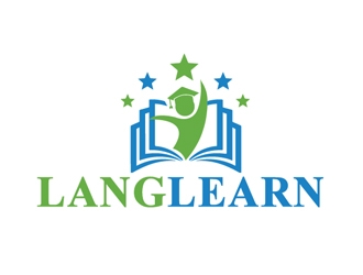 LangLearn logo design by Roma
