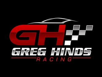 Greg Hinds Racing logo design by DreamLogoDesign