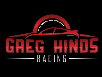Greg Hinds Racing logo design by fawadyk