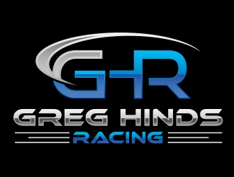Greg Hinds Racing logo design by fawadyk