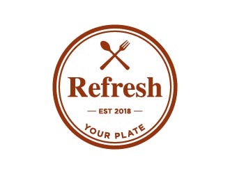 Refresh Your Plate logo design by maserik