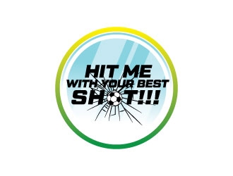 HIT ME WITH YOUR BEST SHOT!!! logo design by Erasedink