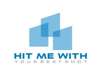 HIT ME WITH YOUR BEST SHOT!!! logo design by Franky.