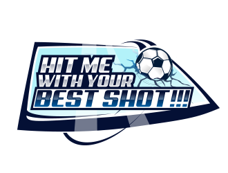HIT ME WITH YOUR BEST SHOT!!! logo design by schiena