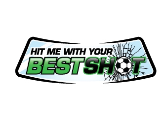 HIT ME WITH YOUR BEST SHOT!!! logo design by moomoo