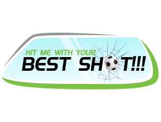 HIT ME WITH YOUR BEST SHOT!!! logo design by Sorjen