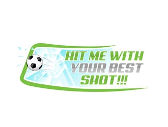 HIT ME WITH YOUR BEST SHOT!!! logo design by LogoInvent