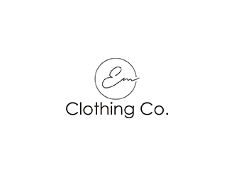 EM Clothing Co. logo design by checx