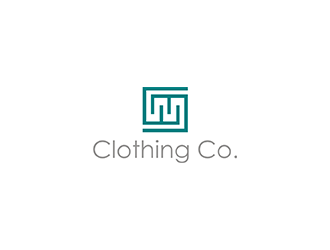 EM Clothing Co. logo design by checx