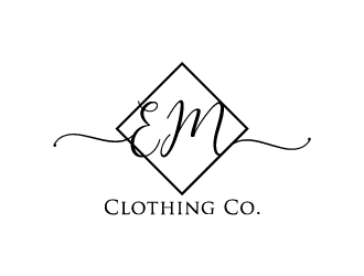 EM Clothing Co. logo design by kgcreative