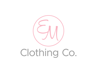 EM Clothing Co. logo design by lexipej