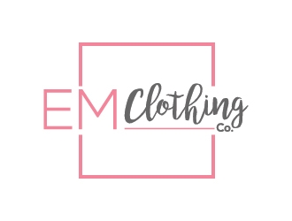 EM Clothing Co. logo design by Lovoos