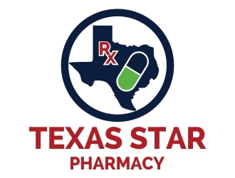 Texas Star Pharmacy logo design by ElonStark