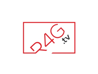 R4G.TV logo design by artbitin