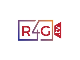 R4G.TV logo design by artbitin