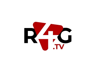 R4G.TV logo design by Rock