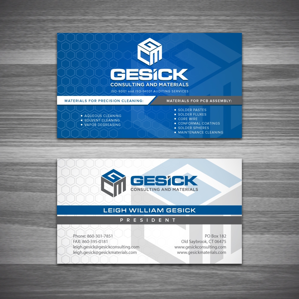 Gesick Consulting and Materials logo design by igor1408