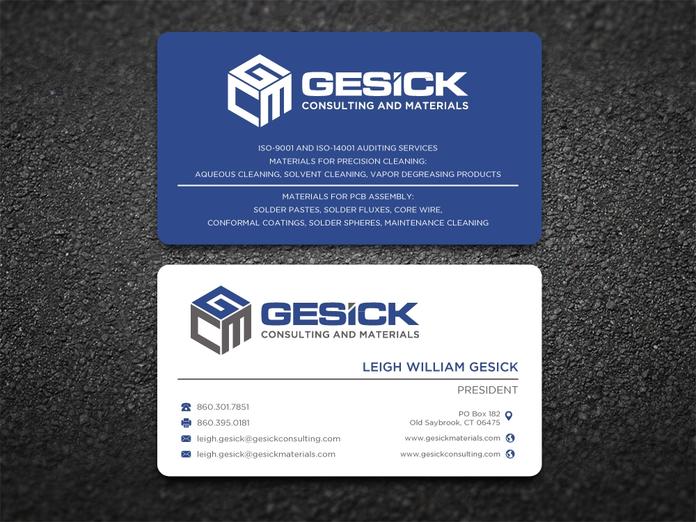 Gesick Consulting and Materials logo design by labo