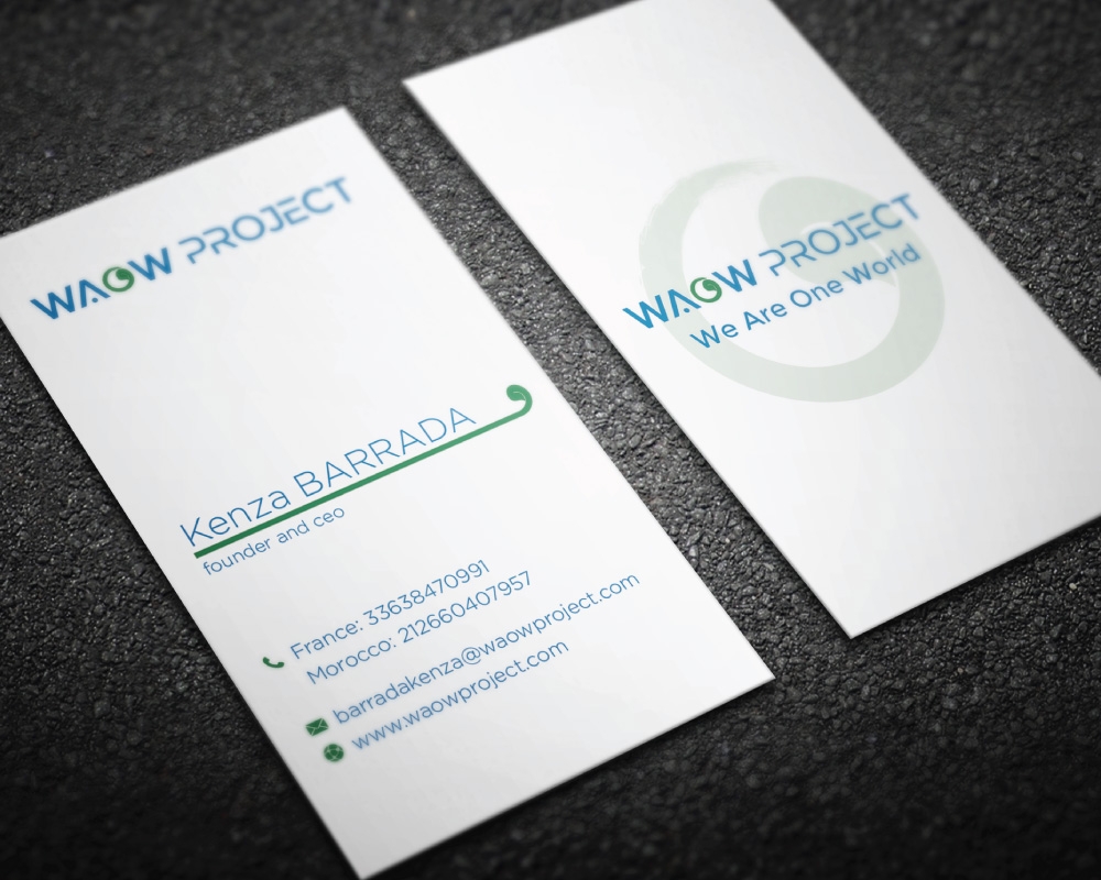WAOW PROJECT We Are One World logo design by Boomstudioz