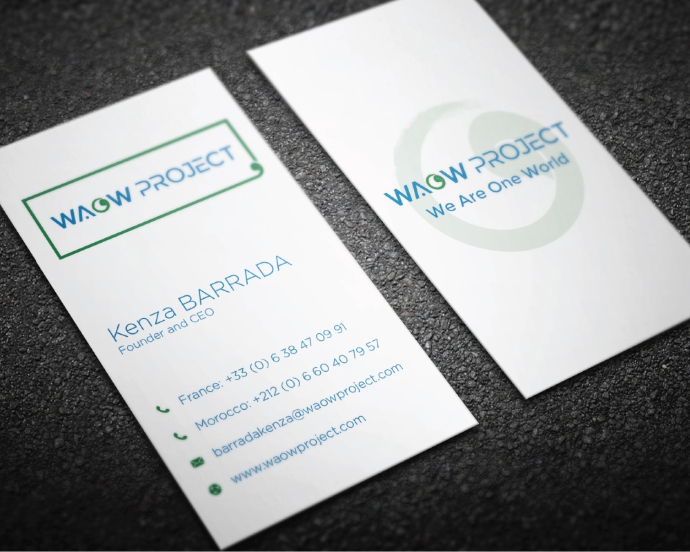 WAOW PROJECT We Are One World logo design by Boomstudioz