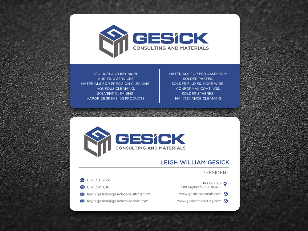 Gesick Consulting and Materials logo design by labo