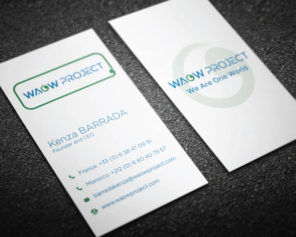 WAOW PROJECT We Are One World logo design by Boomstudioz