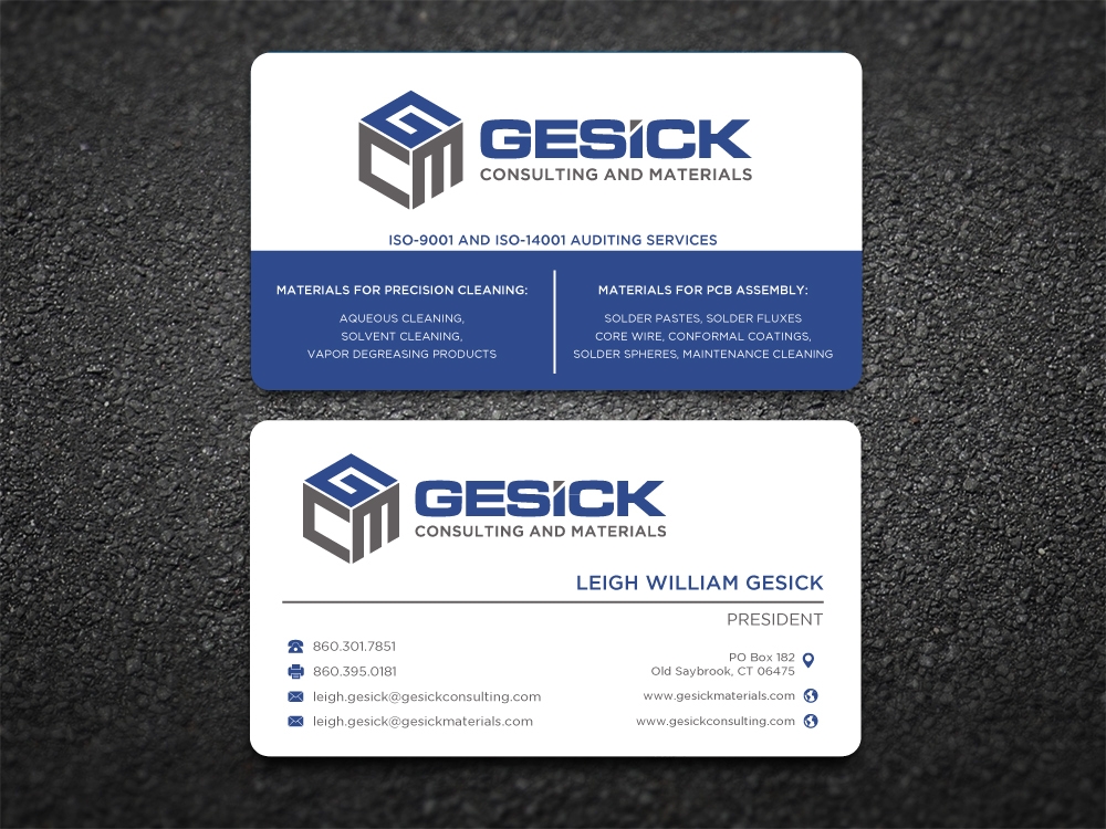 Gesick Consulting and Materials logo design by labo