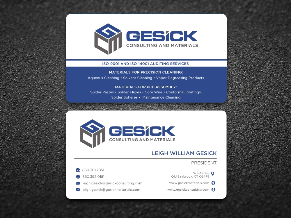 Gesick Consulting and Materials logo design by labo