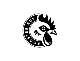 Rooster Bus logo design by Mailla