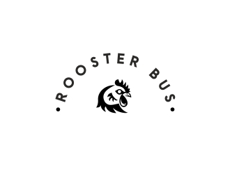 Rooster Bus logo design by Mailla