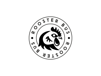 Rooster Bus logo design by Mailla