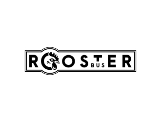 Rooster Bus logo design by Mailla