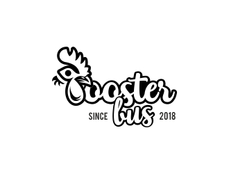 Rooster Bus logo design by Mailla