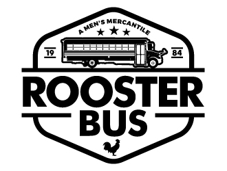 Rooster Bus logo design by ORPiXELSTUDIOS