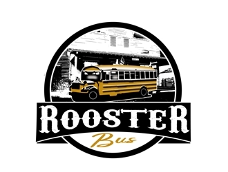 Rooster Bus logo design by bougalla005