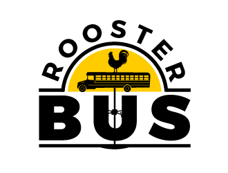 Rooster Bus logo design by SOLARFLARE