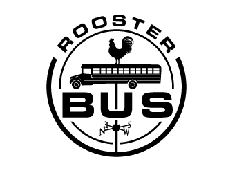 Rooster Bus logo design by SOLARFLARE