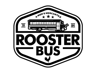 Rooster Bus logo design by ORPiXELSTUDIOS